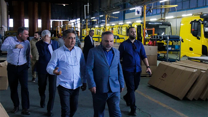 بازرس شورای عالی از شرکت ارس خودرو دیزل بازدید کرد