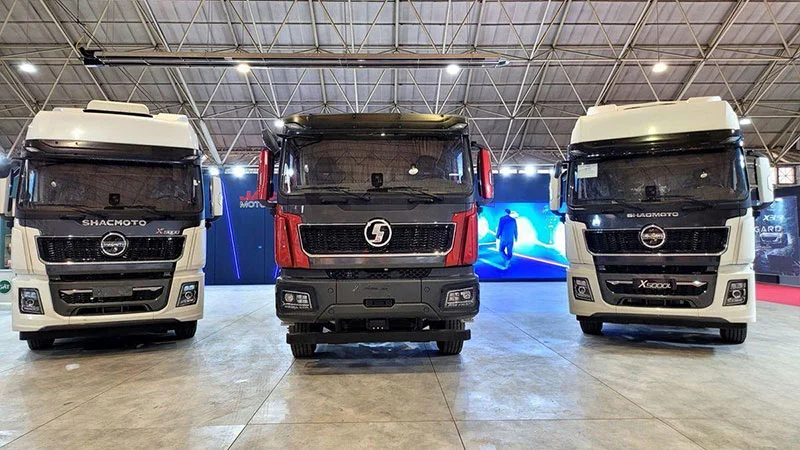 کامیونت برقی جک در نمایشگاه