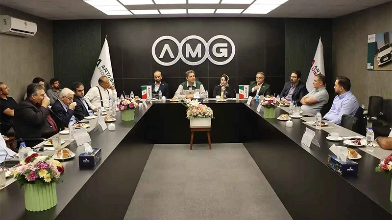 بازدید نمایندگان آرتابان از کارخانه AMG و ارائه برنامههای توسعهای شرکت