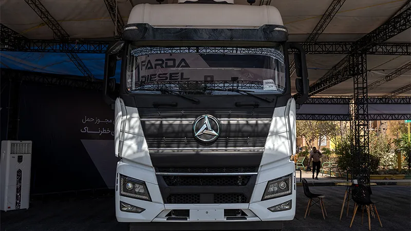 نمایش کشنده‌های فردا دیزل در تراک‌شوی نسیم‌شهر تهران