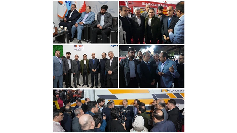 بازدید مسئولان و مدیران شهری از غرفه ایران کاوه سایپا
