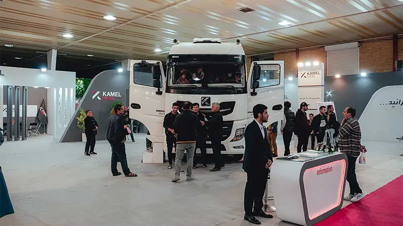 حضور رانندگان پایه یک در غرفه کامل دیزل