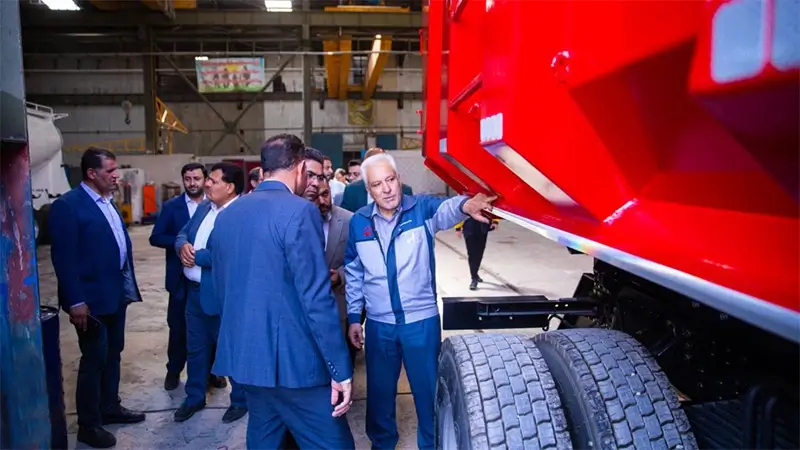 بازدید شهرداران کرمان از خطوط تولید و ظرفیت‌های گروه صنعتی پویان