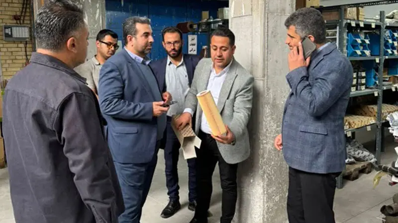حضور سرپرست سازمان اتوبوسرانی اهواز در واحد بازسازی نمایندگی عقاب افشان