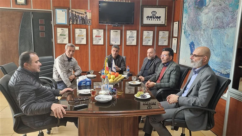 جلسه فنی و استراتژیک مدیرعامل بوتان ران با مدیرعامل شرکت اروم تریلر برگزار شد