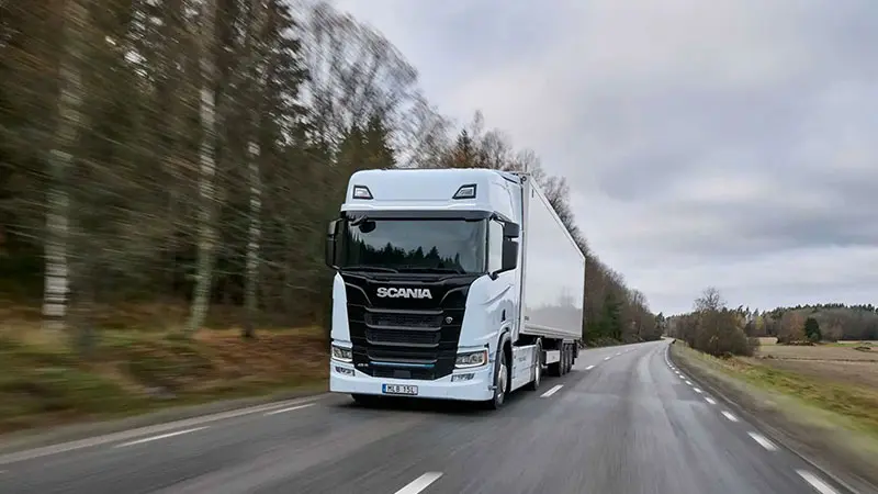 کامیون SCANIA Electric truck