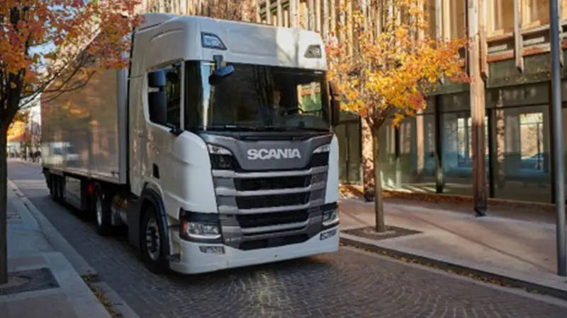 نمای کامیون SCANIA Gas truck
