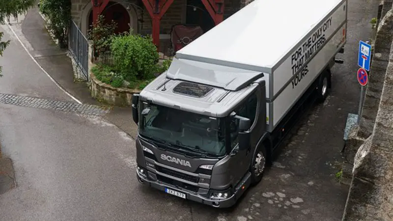 نمای بالا کامیون SCANIA L-series
