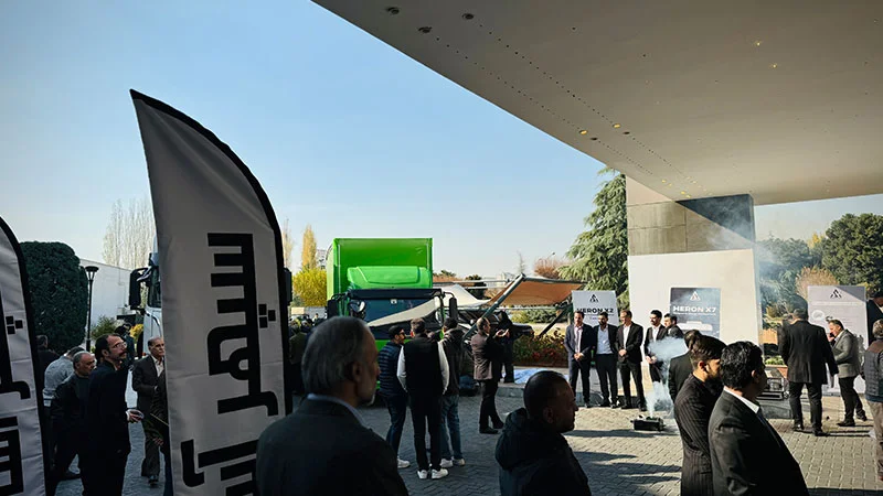 رونمایی سپهر آسا دیزل از کشنده و کامیونت Heron