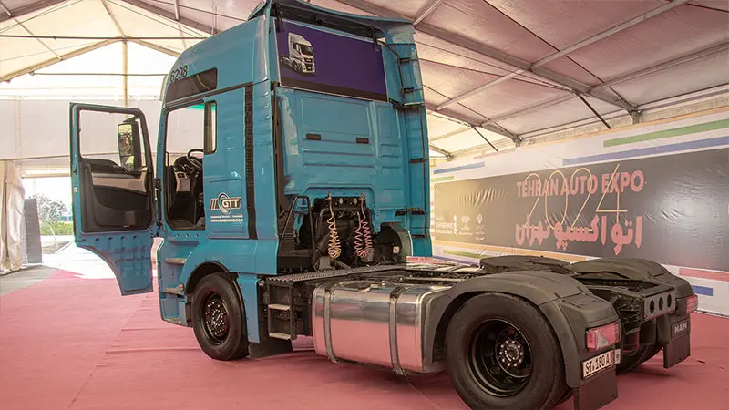 نمای کشنده TGX 18.500 مان