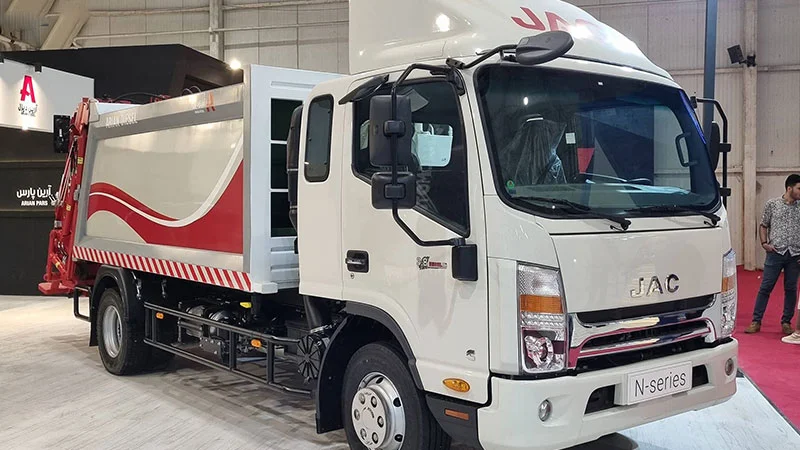 کاربری حمل زباله کامیونت جک