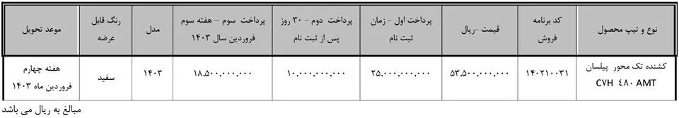 فروش کمپرسی پیلسان با شرایط ویژه