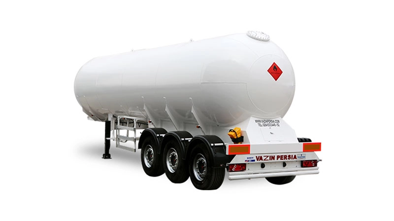 تریلر تانکر حمل گاز LPG وزین پرشیا