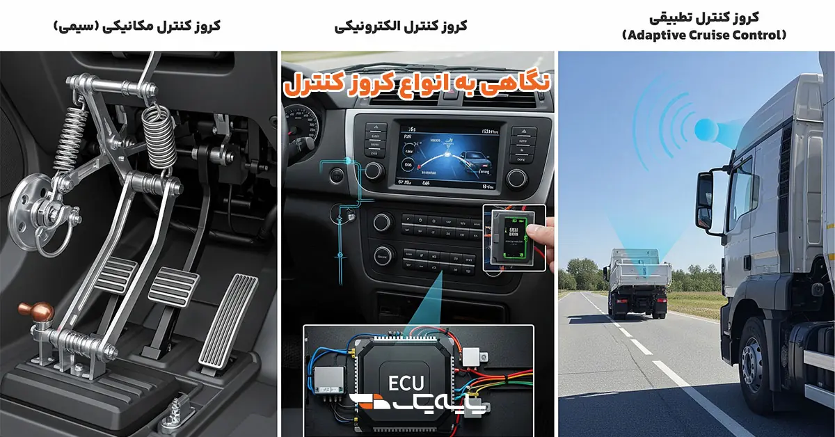 نگاهی به انواع کروز کنترل