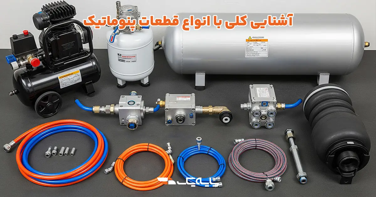 آشنایی کلی با انواع قطعات پنوماتیک