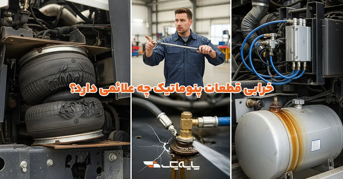 خرابی قطعات پنوماتیک چه علائمی دارد؟