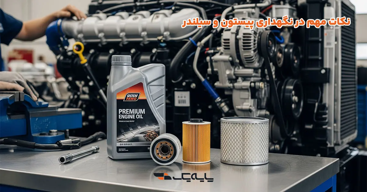 نکات مهم در نگهداری پیستون و سیلندر