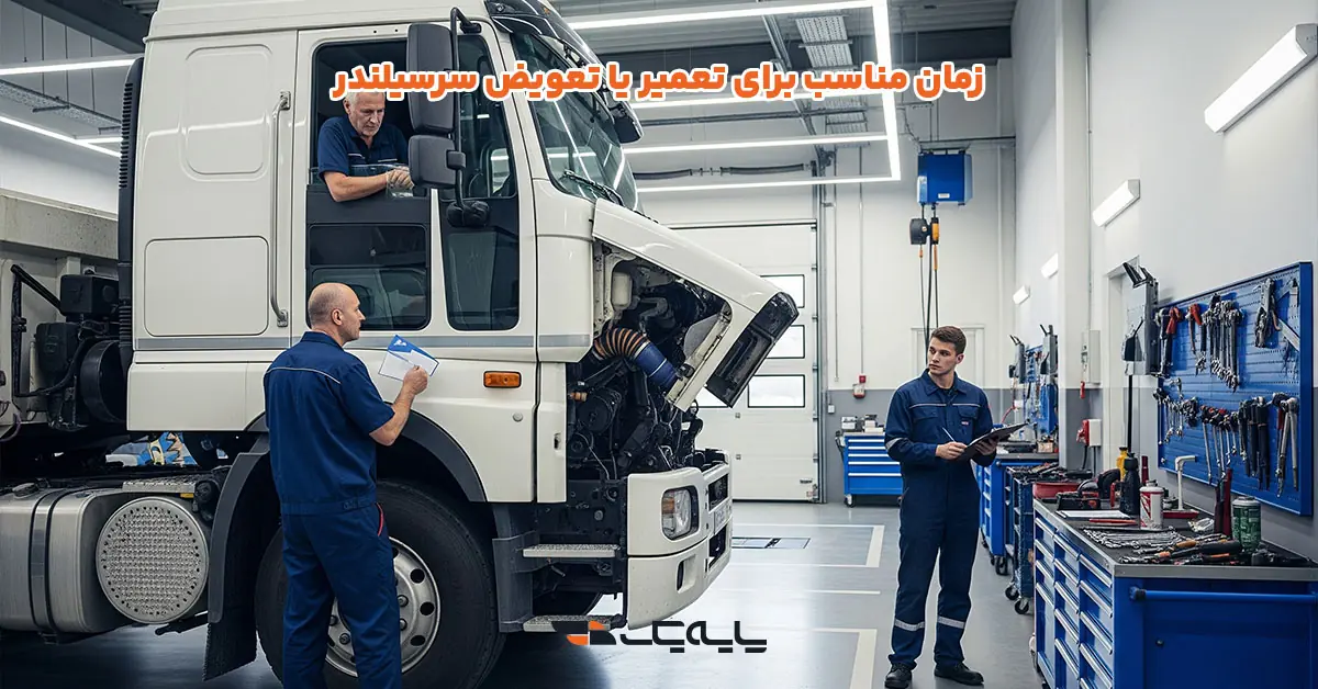 زمان مناسب برای تعمیر یا تعویض سرسیلندر