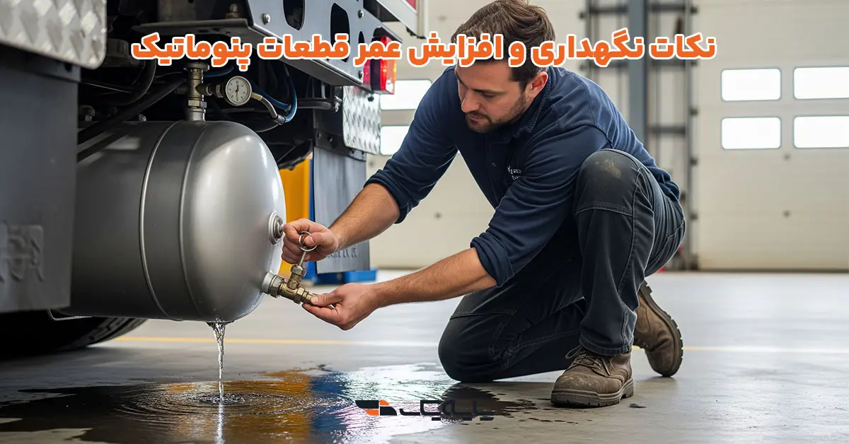نکات نگهداری و افزایش عمر قطعات پنوماتیک