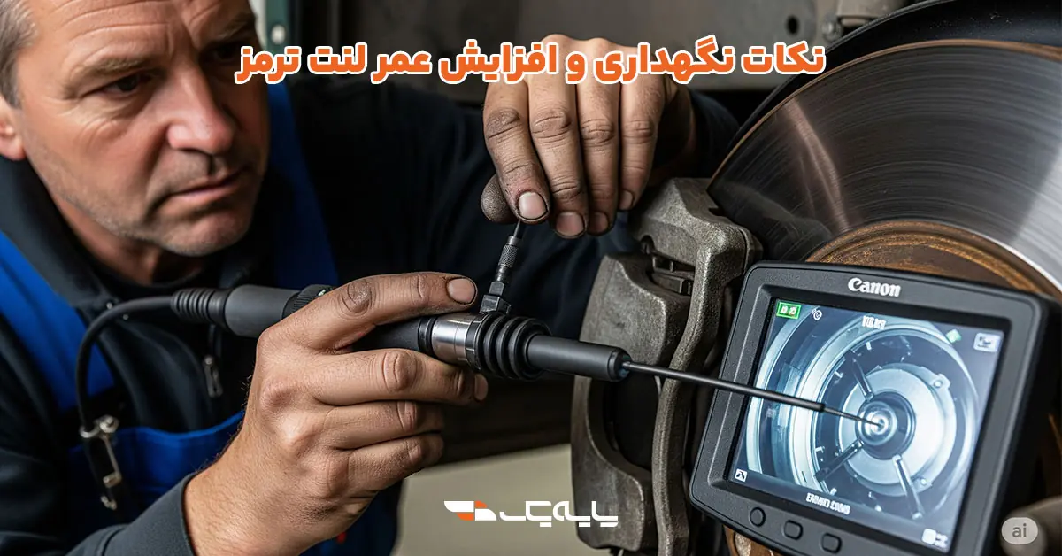 نکات نگهداری و افزایش عمر لنت ترمز