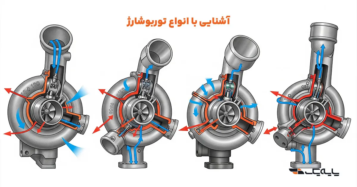آشنایی با انواع توربوشارژ