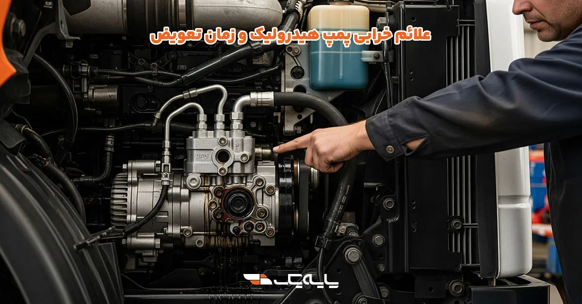 علائم خرابی پمپ هیدرولیک و زمان تعویض
