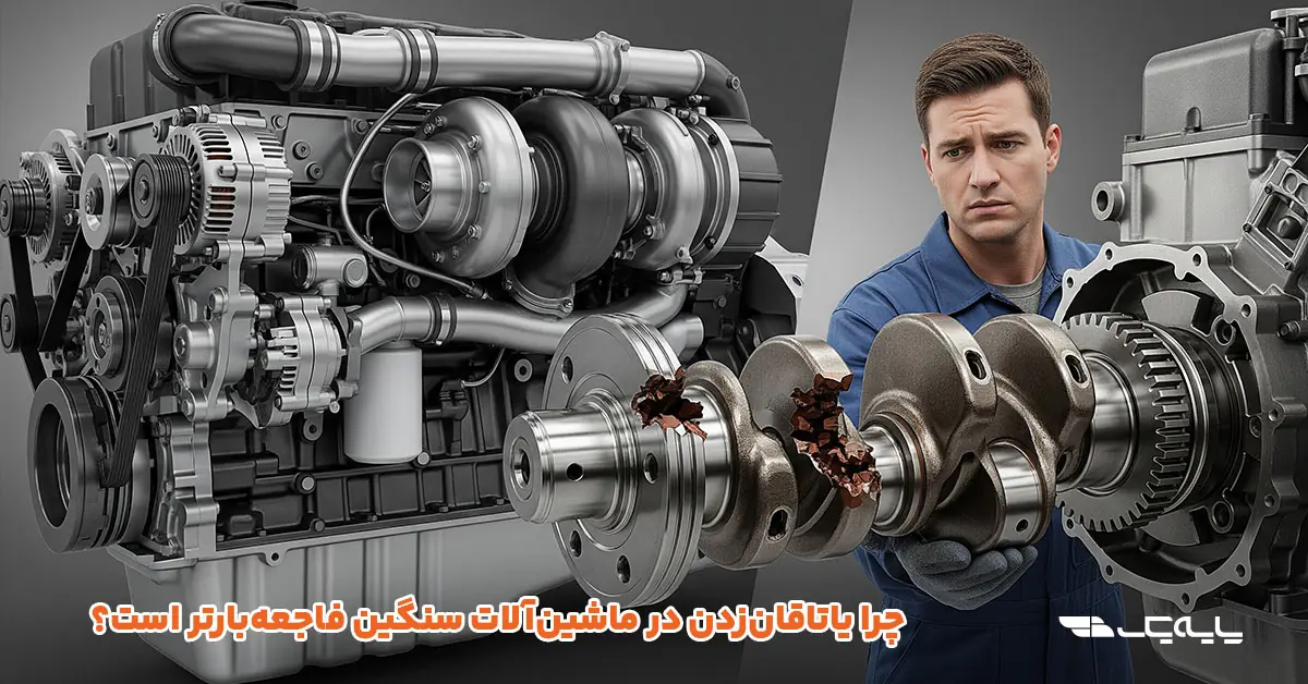 چرا یاتاقانزدن در ماشینآلات سنگین فاجعهبارتر است؟