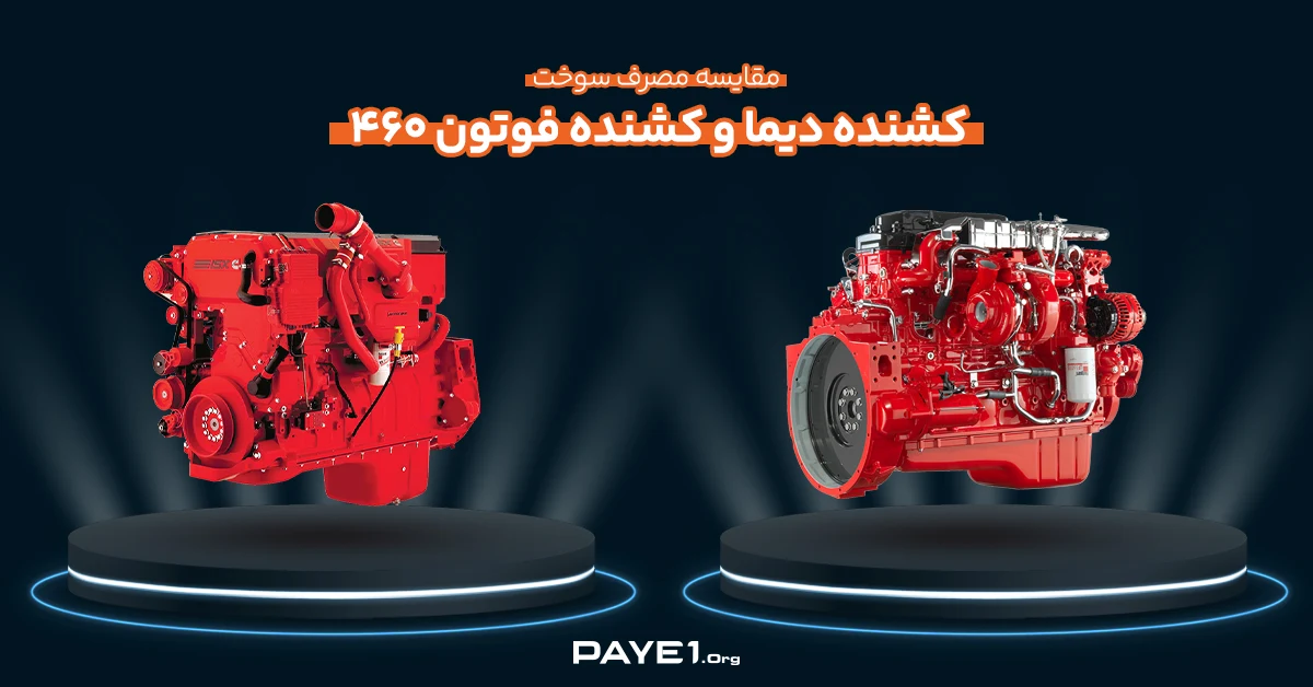 مقایسه مصرف سوخت کشنده دیما و کشنده فوتون ۴۶۰