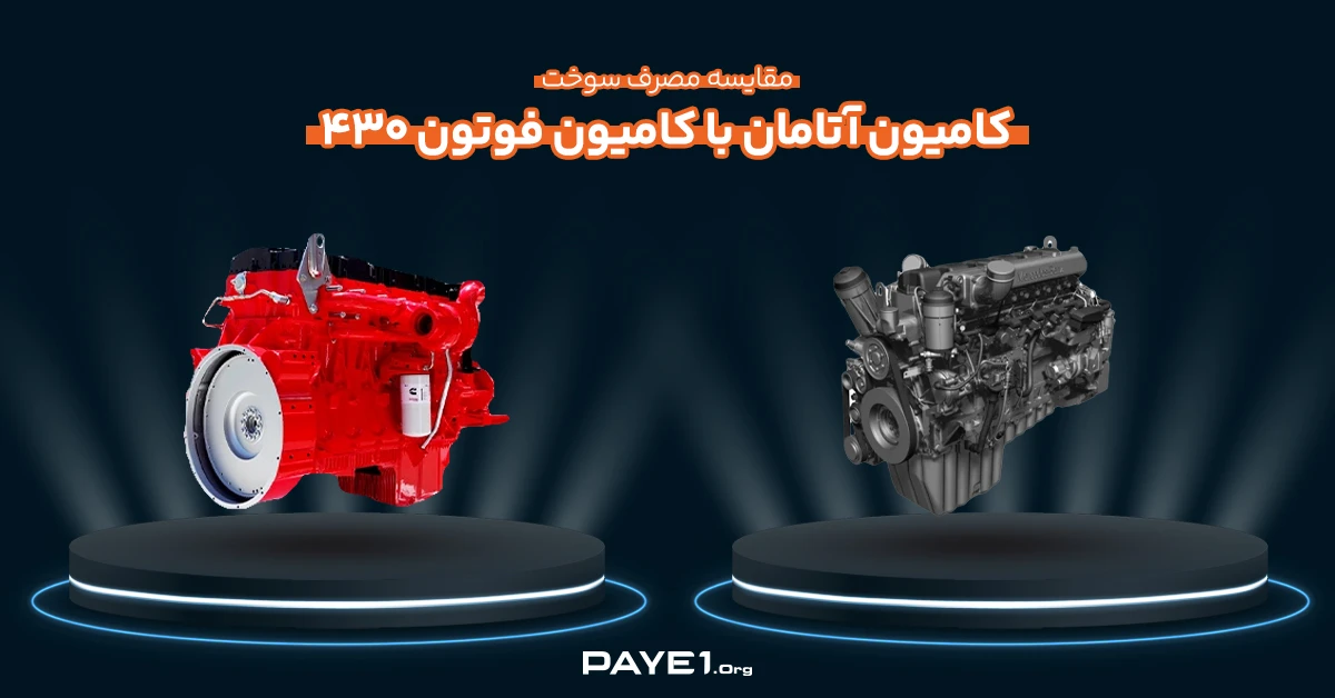 مقایسه مصرف سوخت کامیون آتامان با کامیون فوتون 430
