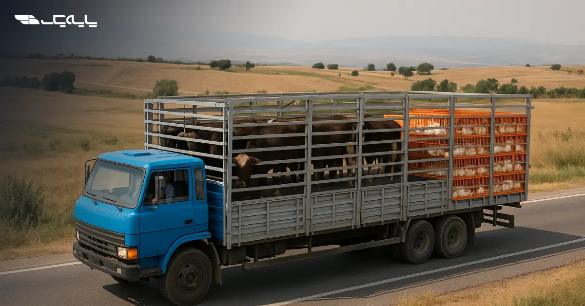 قوانین حمل دام و طیور زنده با کامیون