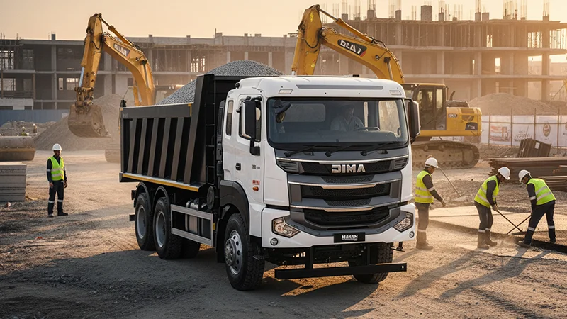 کاربرد کامیون کمپرسی دیما کاربرد کامیون کمپرسی دیما