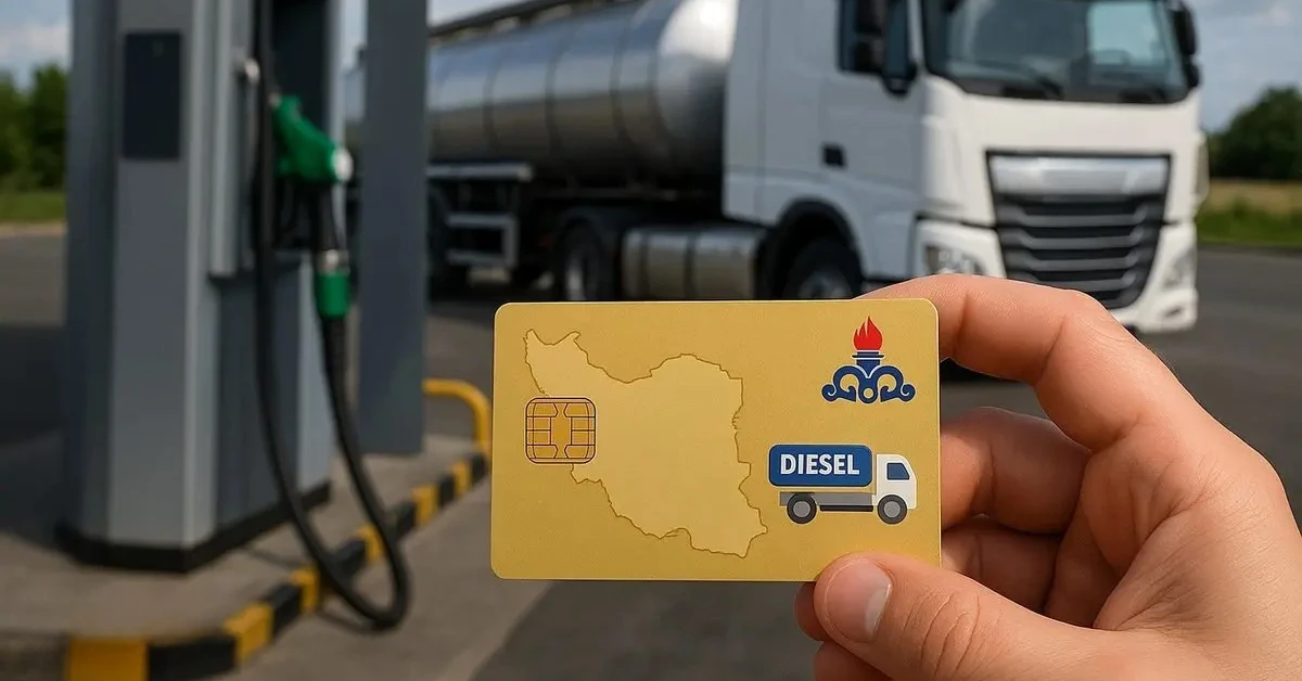 کارت سوخت ویژه وسایل نقلیه سنگین (گازوئیل)