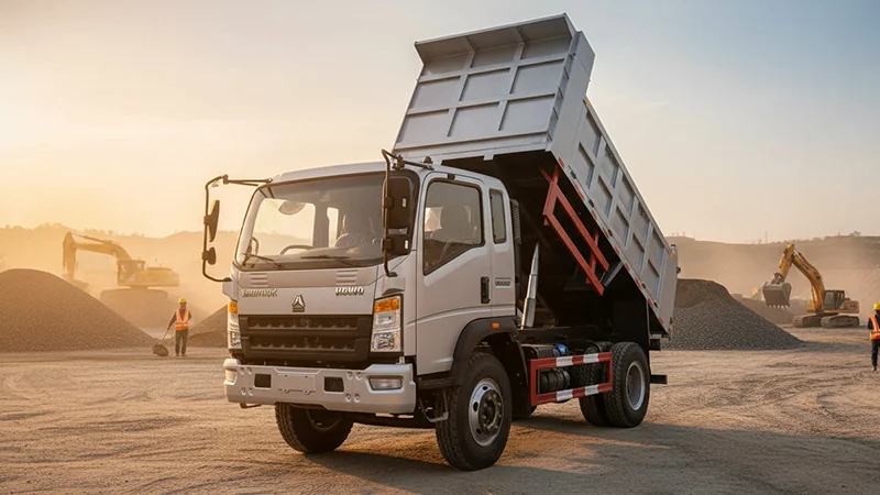 کامیون کمپرسی هوو 2×4 کامیون کمپرسی هوو 2×4