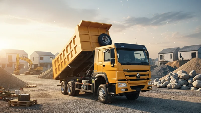 کامیون کمپرسی هوو 6×4 ظرفیت 18 CBM کامیون کمپرسی هوو 6×4 ظرفیت 18 CBM