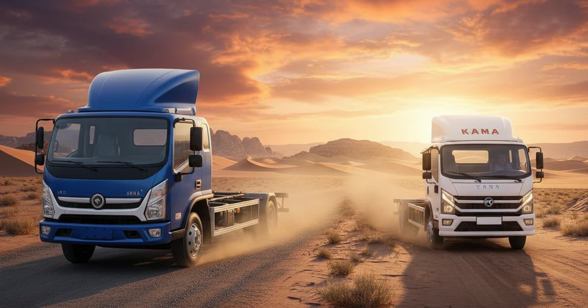 کامیونت های جدید آرنا پلاس و کاما؛ ورود به عصر ایمنی هوشمند