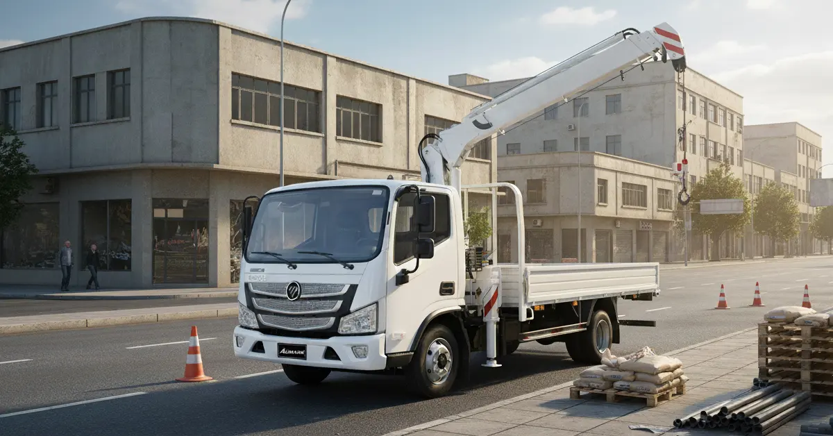 کامیونت الوند ۶ و ۸ تن؛ قدرت بیشتر برای جرثقیل‌های متوسط و نزدیک به سنگین