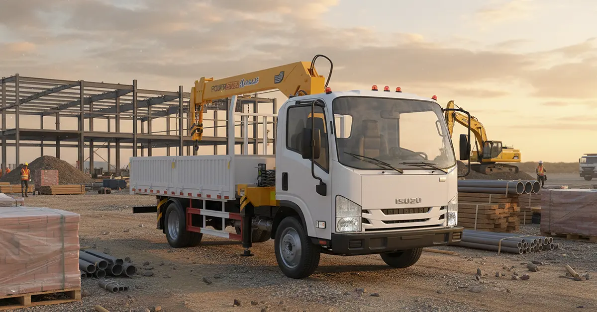 کامیونت ایسوزو ۵.۲ تن؛ گزینه‌ای استاندارد برای عملیات شهری و ‌عمرانی