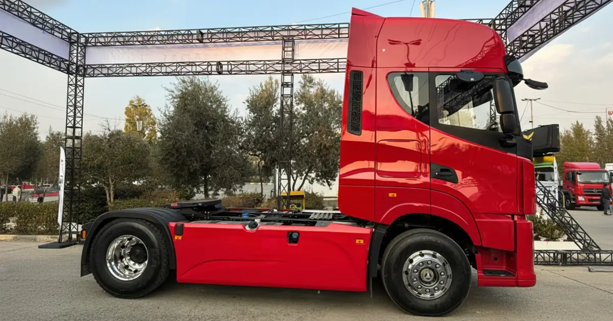 معرفی کشنده جدید ۵۶۰ اسب بخاری کلار در نهمین نمایشگاه حمل و نقل و لجستیک