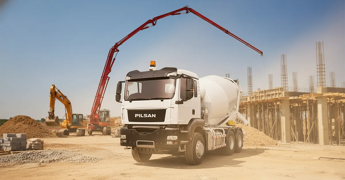 ۲. کامیون میکسر پیلسان C7H 440