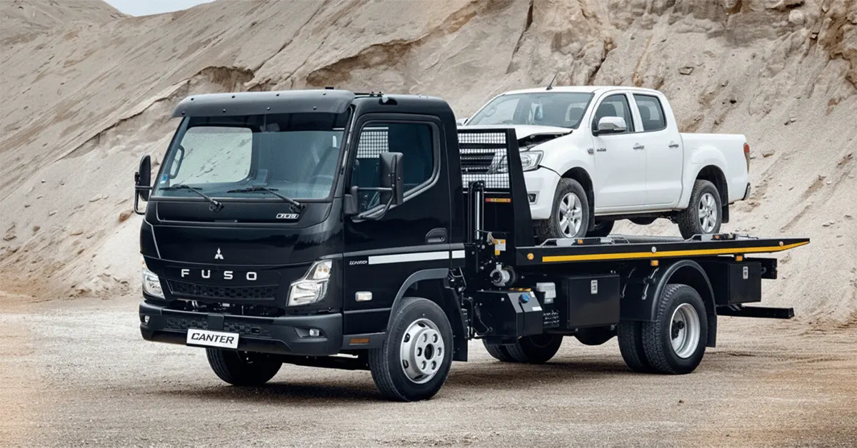 ۴. فوسو ۶ تن (Fuso Canter)؛ نرم‌ترین سواری برای بارهای لوکس