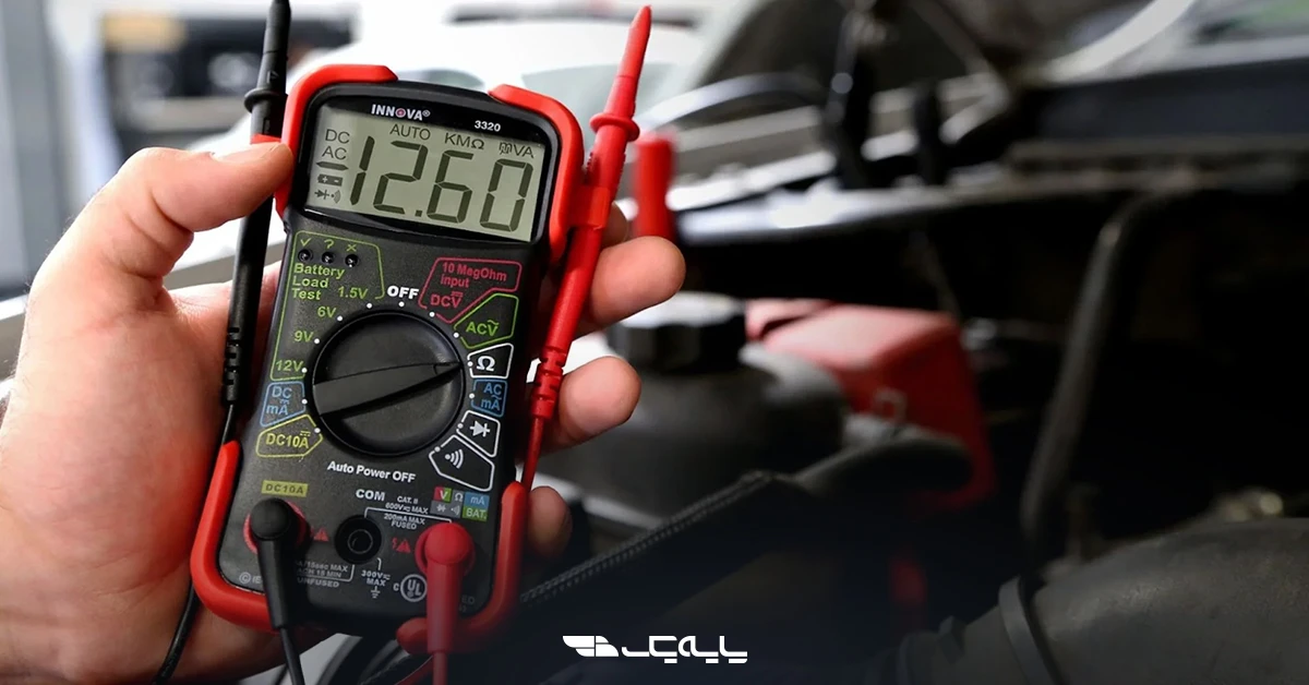 روش اتصال مولتی‌متر برای تست عملی