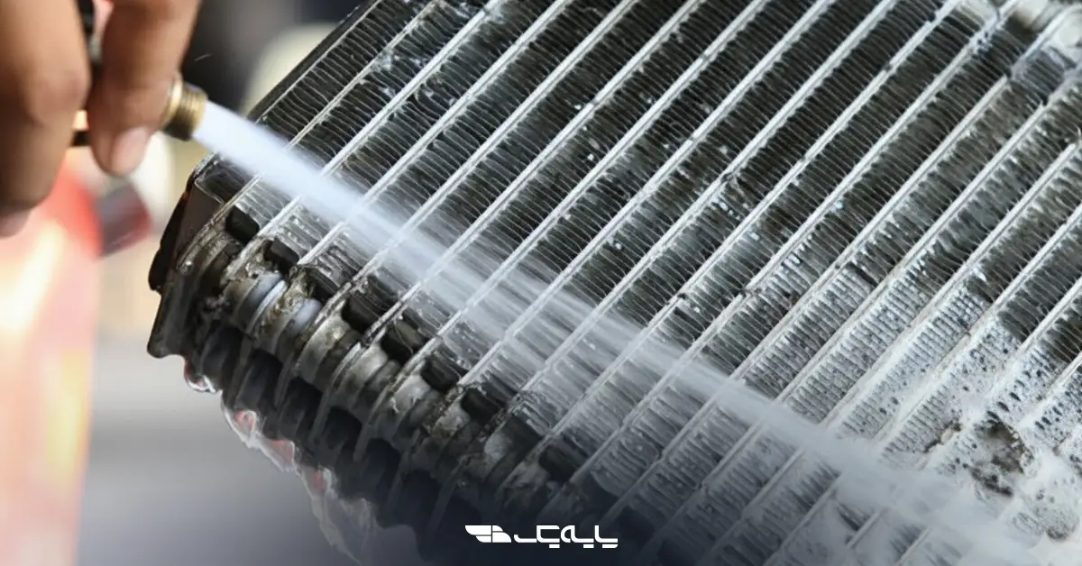  مرحله چهارم: شستشو با آب