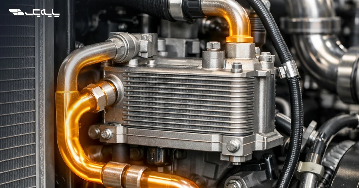 بررسی و سرویس کامل سیستم خنک کاری روغن موتور در ماشینهای سنگین