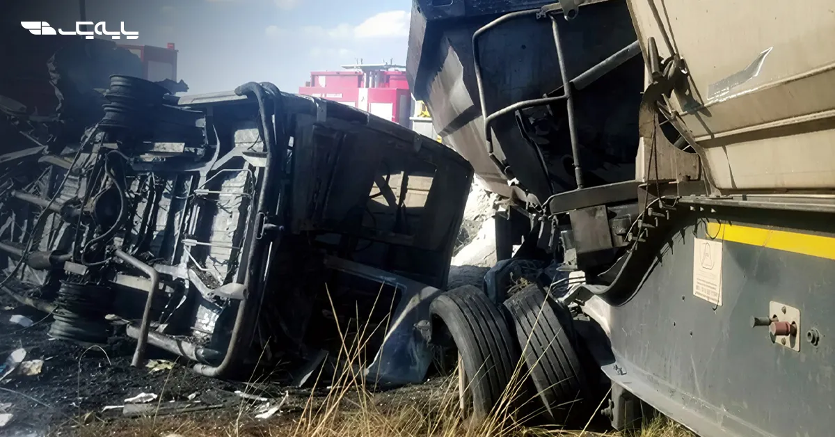 برخورد کامیون فوتون و تریلر اف در جاده قزوین – رشت؛ اهمیت ایمنسازی جادهها در کاهش حوادث