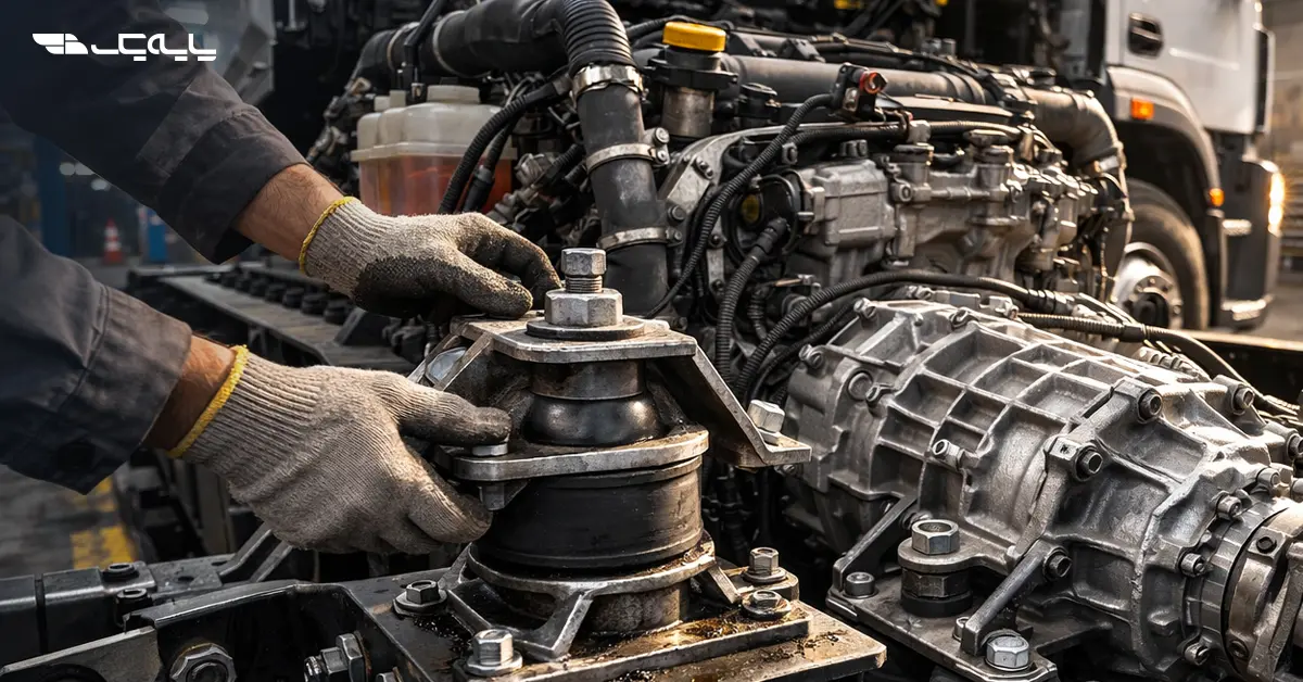 راهکارهای کاهش لرزش در ماشینهای سنگین؛ بررسی دستهموتور و دسته گیربکس