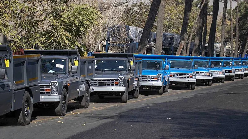 آیین واگذاری ۱۰۰۰ دستگاه کامیونت زامیاد EX کمپرسی به سازمان‌ شهرداری‌ها