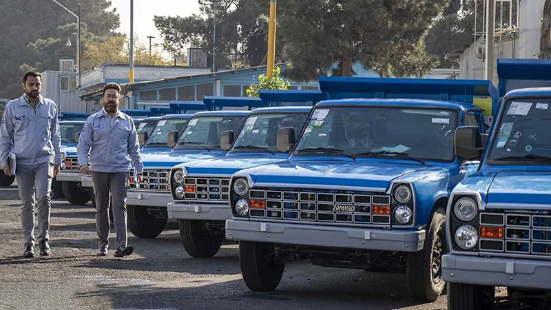 آیین واگذاری ۱۰۰۰ دستگاه کامیونت زامیاد EX کمپرسی به سازمان‌ شهرداری‌ها