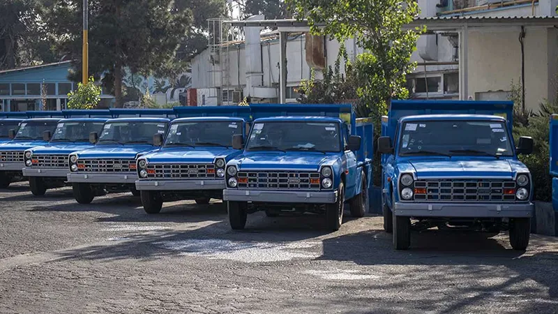 آیین واگذاری ۱۰۰۰ دستگاه کامیونت زامیاد EX کمپرسی به سازمان‌ شهرداری‌ها