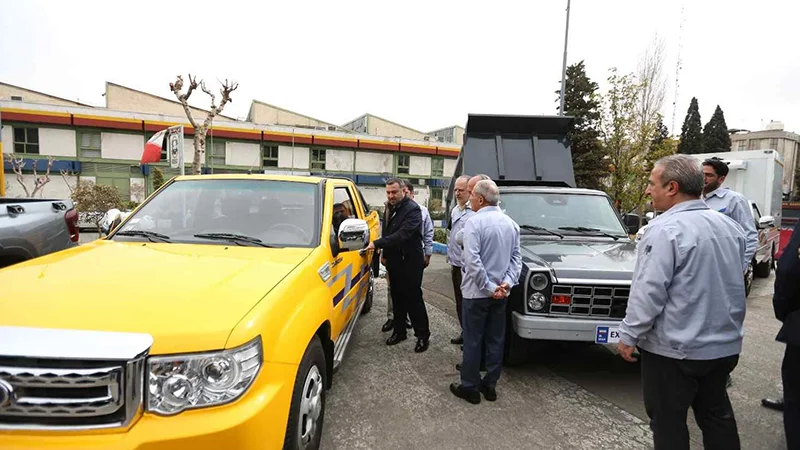 بازدید مدیران ارشد بانک صنعت و معدن از خطوط تولید زامیاد